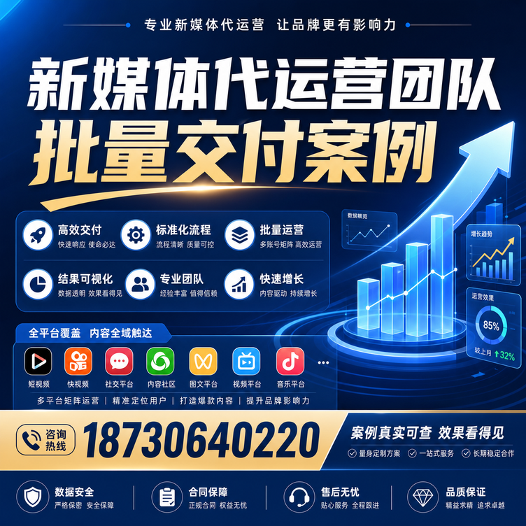 连云港代运营公司多客户账号批量高效交付案例