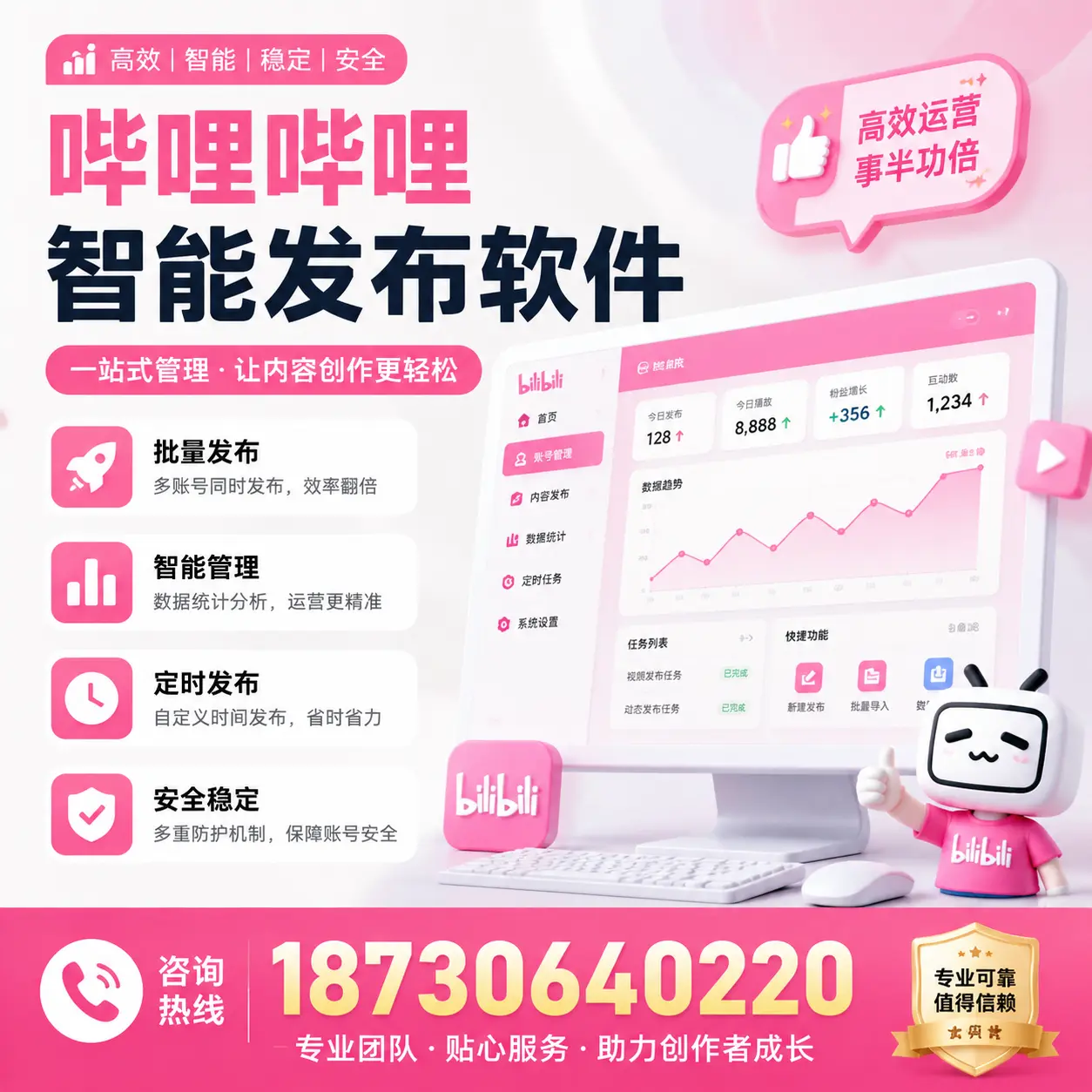 如何评估哔哩哔哩智能发布软件的ROI?连云港 企业必读